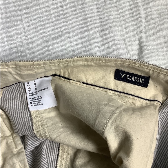 American Eagle Outfitters Classic Pinstripe Shorts Men's Size 30 - Picture 4 of 6